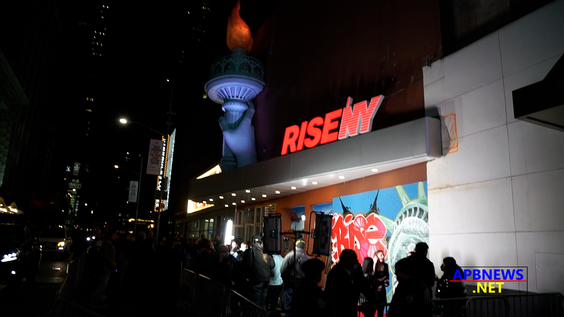The Grand Opening Celebration of RiseNY, a first-of-its-kind new attraction in Times Square